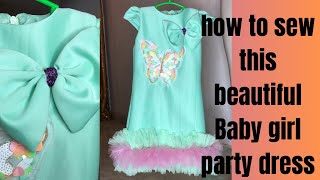 How to Make this baby frock dress easily with this tutorial video