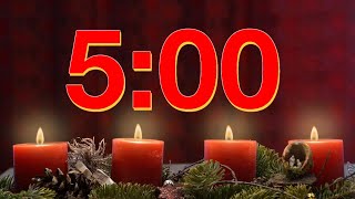 5 Minute Christmas Themed Countdown Timer