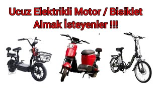 Ucuz Elektirikli Motor Almak İsteyenler !!!