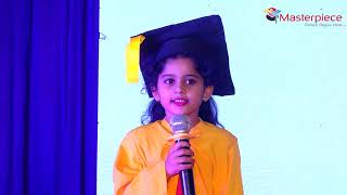 Kindergarten Graduation speech by Hasini