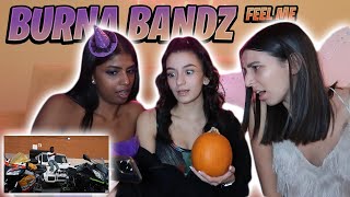 REACTION | BURNA BANDZ FEEL ME *WITH MY GIRL WHO DOESN'T LISTEN TO RAP*