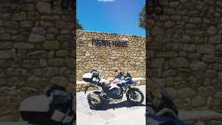 Paisajes de España. Imágenes de un pasado reciente. Viajar en moto.