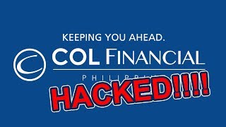 COL FINANCIAL HACKED!