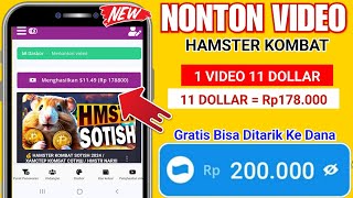 NONTON VIDEO HAMSTER KOMBAT SEKARANG DAPAT UANG | CARA NONTON YOUTUBE DIBAYAR TERBARU 2024