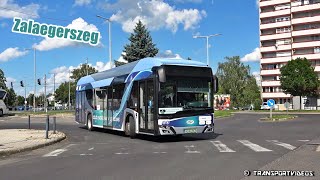 2024.05.18. - Hidrogén Solaris tesztbusz (AE HU-962) Zalaegerszegen