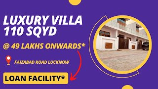 Luxury Villa For Sale In Faizabad Road |☎+91 7428092718  | Price 49 Lacs* #luxuryvilla #lucknow