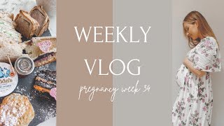 34 WEEK VLOG | asos maternity dress haul