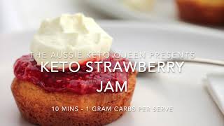 Keto Strawberry Jam Recipe - Easy and Gelatine Free