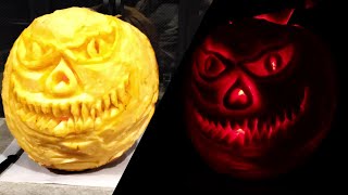 Jack O Lantern Timelapse | Pumpkin Carving Timelapse #3 🎃🎃🎃