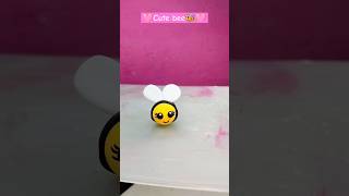 Cute 🐝 making with clay #ytshorts #diy #art #handmadediy #clayart