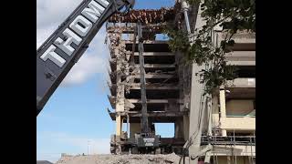 Gateshead Get Carter Car Park demolition.