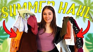 SUMMER 2024 CLOTHING TRY ON HAUL!🛍️ | Thrifted, Forever 21, American Eagle!