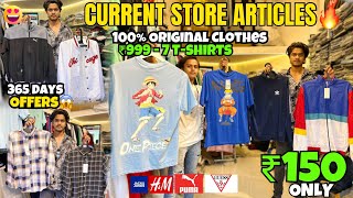 100% ORIGINAL BRANDED CLOTHES IN MUMBAI💥| ₹999 - 7 TSHIRTS😱 | Jack&jones,puma,h&m