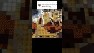 My Subscriber Logo Pixel Art 🎨 In Minecraft #viral #minecraft #pixelart #trend