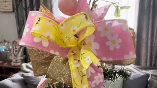 EASTER TREE Tutorial. Making an Easter Tree for the ladies at work #howto #easterdecor