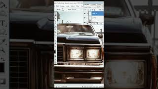 Car light effect in photoshop #viral #trending #shorts #tricks