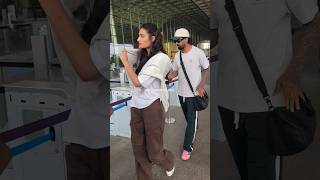 Couple Goals: Kl Rahul and Athiya Shetty were snapped together at the airport today! 💖