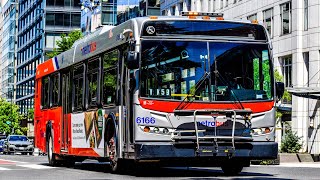 Wmata Metrobus 2006 New Flyer D40LFR 6166 on Route L2 Chevy Chase Circle (The Ride)