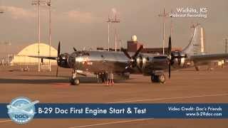 VIDEO: B-29 Doc Engine Start & Testing (full video)