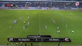 2ª División 2011/2012 - 15ª Jornada - RC Deportivo vs UD Almeria (3-1)