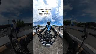 HOW TO DEAL WITH ENGINE STALL UPHILL | BASIC MANUAL MOTOR TRAINING COURSE #insta360 #hondacb150r