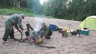 Поездка в Коми. Посиделки у костра. Рыбалка и отдых на природе.#3