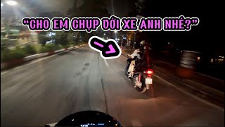 Lượn Phố Đêm Cùng Cá Voi S1000RR Ngắm Gái Tình Cờ Gặp Bạn Nữ Xin Chụp Ảnh và Cái Kết...