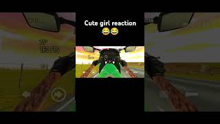 Cute girl reaction 😂😂 Cute girl Rona lagi 😍😍 #zx10r #zx6r #rajadc #viral #trending #shorts #short