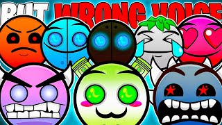 Custom Geometry Dash Faces But Reverse Wrong Voices 7 (Full Version)