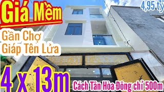 Tiếc lộ.. Bán Nhà Bình Tân "MỚI THƠM PHỨC" 4x13, 3 TẦNG GIÁ RẺ  | đường chiến lược Giáp giáp Q6