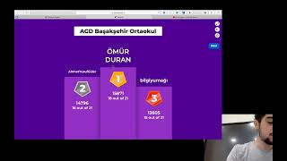 AGD Başakşehir Ortaokullar Kahoot Yarışması