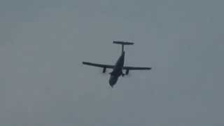 ATR 42-500 Czech airlines landing at Ostrava airport