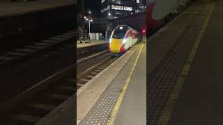 LNER AZUMA APPROACHING EDINBURGH HEYMARKET TO MOTHERWELL VIA GLASGOW CENTRAL