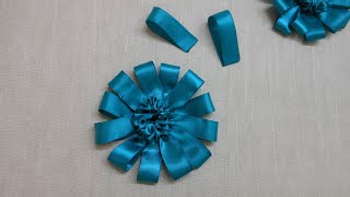 DIY Ribbon Flowers - How to Make a Simple Ribbon flower - Amazing Ribbon Crafts