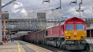 Freight trains at Stafford Station 28th September 2019