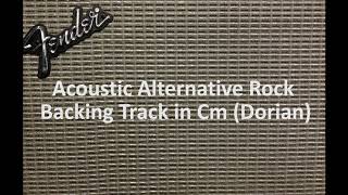 Acoustic Alternative Rock Backing Track in Cm (Dorian)