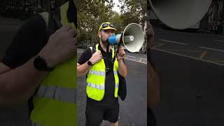 Manifestation des gilets jaunes le Samedi 31 août 2024 place Félix Eboué Philippe COMBAZ