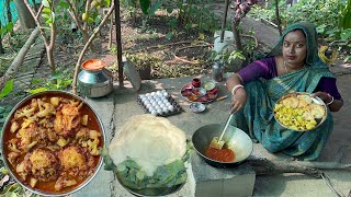 বাড়িতে হঠাৎ কোনো অতিথি এলে চট জলদি বানিয়ে নিতে পারেন ফুলকপি আর ডিমের দারুণএকটা রেসিপি ||Egg recipe.