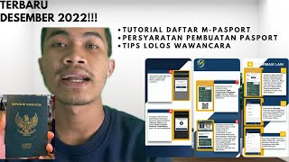 CARA MEMBUAT PASPOR ONLINE MELALUI APLIKASI M-PASPOR 2022