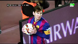 Lionel Messi vs Getafe (La Liga - Home) 14/15 ● HD 720p