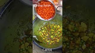 Shrimp, Cabbage, Carrots & Potato Mixed Cooking Recipe