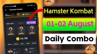 Hamster kombat daily combo | 2 august daily combo | Daily Combo hamster kombat today