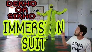 Immersion Suit|What Is Immersion Suit?|Use of Immersion Suit On Ship|How To Wear Immersion Suit?