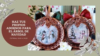 Adornos navideños para colgar en el árbol estilo vintage - Christmas Pendants -