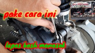 cara melepas bosh monosok matic ||#monosokbeat#bessokbeker#matic