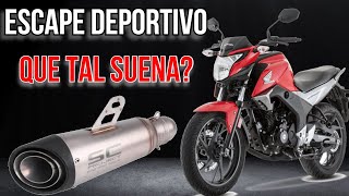 HONDA CB 160F ESCAPE DEPORTIVO SC DIAGONAL GSXR600 DE MERCADO LIBRE