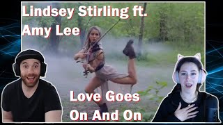 Lindsey Stirling ft. Amy Lee | They Sound So Good Together! | Love Goes On and On Reaction