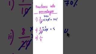 Fraction into percentage #opticalillusionoptical #youtube#brainteaser#mathtrick#fact #math#short#