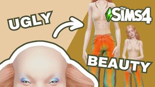 🤡 UGLY to BEAUTY 👑 Challenge \\ Create a Sim \\ The Sims 4