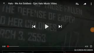 Halo (we are soldiers)Music